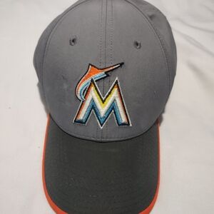 Marlin's cap, Nike, Gray and orange, os